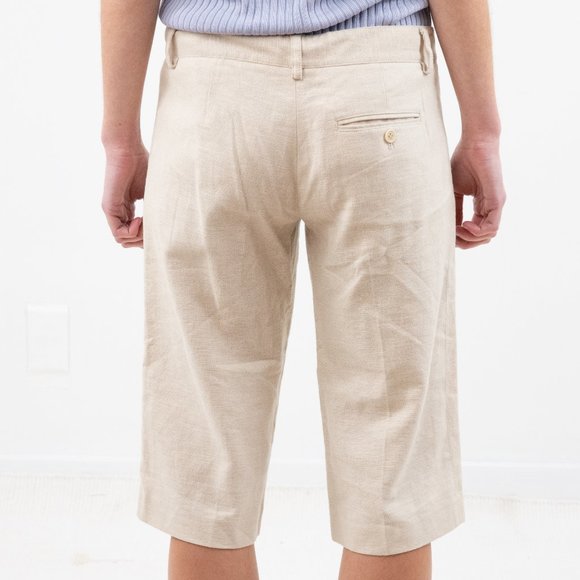 Anthropologie Catherine Malandrino RTW 2 Crop Pants Long Knee-Length Shorts - Picture 3 of 8